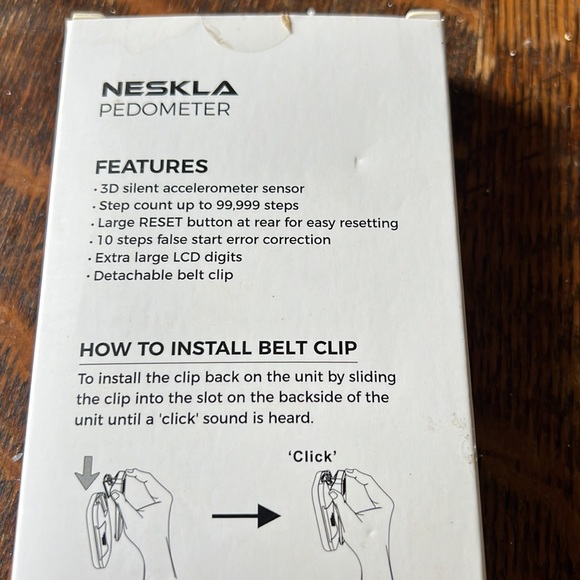 NIB Neskla Pedometer - Picture 5 of 5